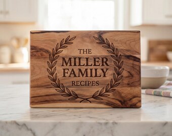 Personalized Cutting Board Grandma | Recipe Board Gift | Laser Engraved Walnut Mother's Day | Mimi's Kitchen Gift
