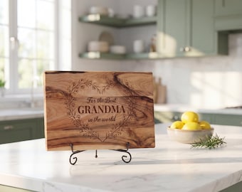 Custom Cutting Board Gift for Mom | Handcrafted Walnut | Unique Engraved Mother's Day Kitchen | Bible Study Mentor