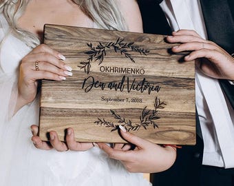 Engraved cutting board, Personalized Gift, Personalized Charcuterie Board, Wedding Gifts, Custom Cheese Board, Housewarming Gift
