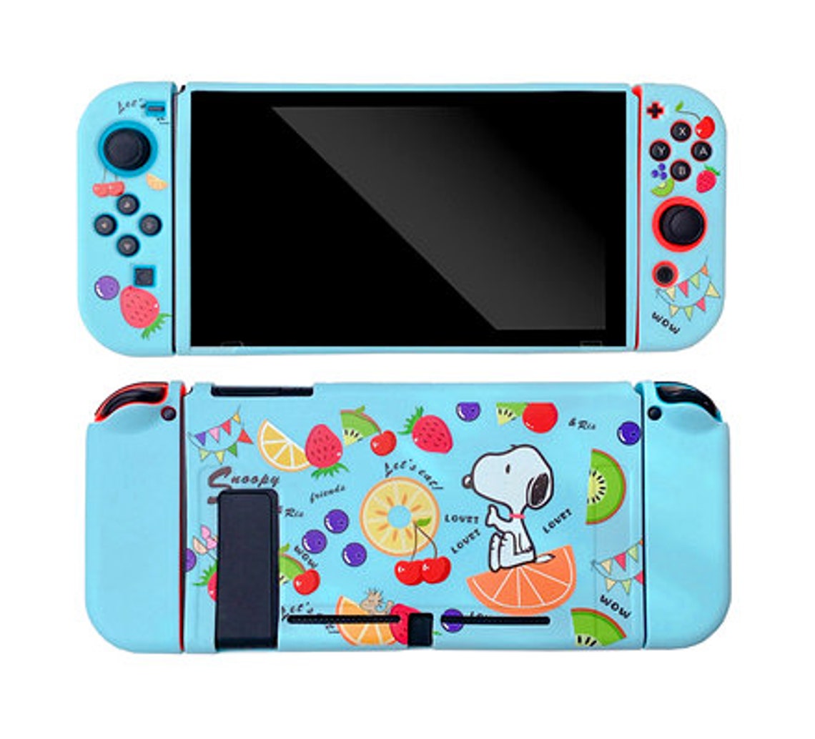 Cute Blue Snoopy Nintendo Switch Case Soft Switch Cover Etsy