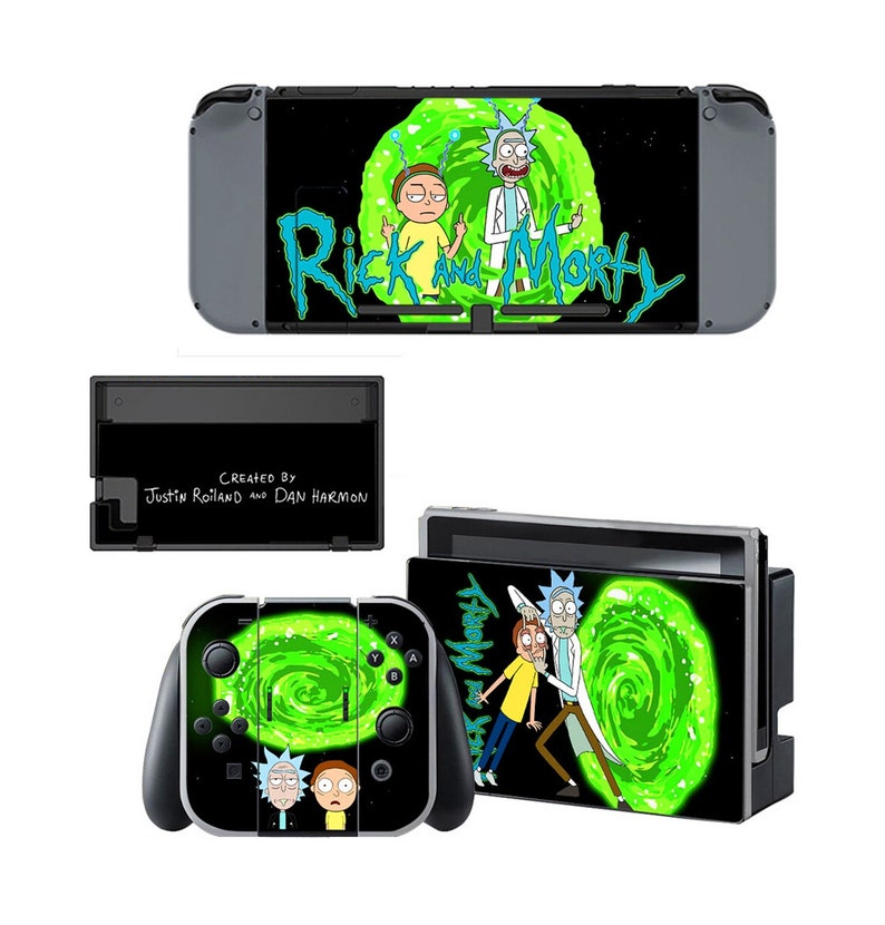 Rick y Morty Nintendo Switch Lite Skin Switch Decal Switch Etsy España