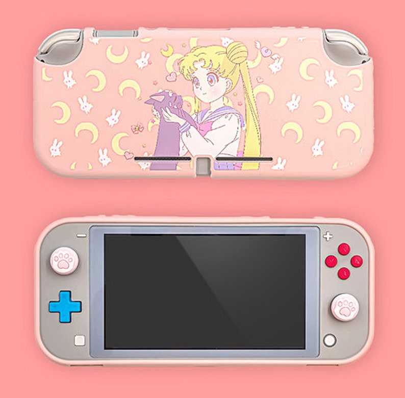 Pink Sailor Moon Nintendo Switch Lite Case Switch Lite Cover Etsy