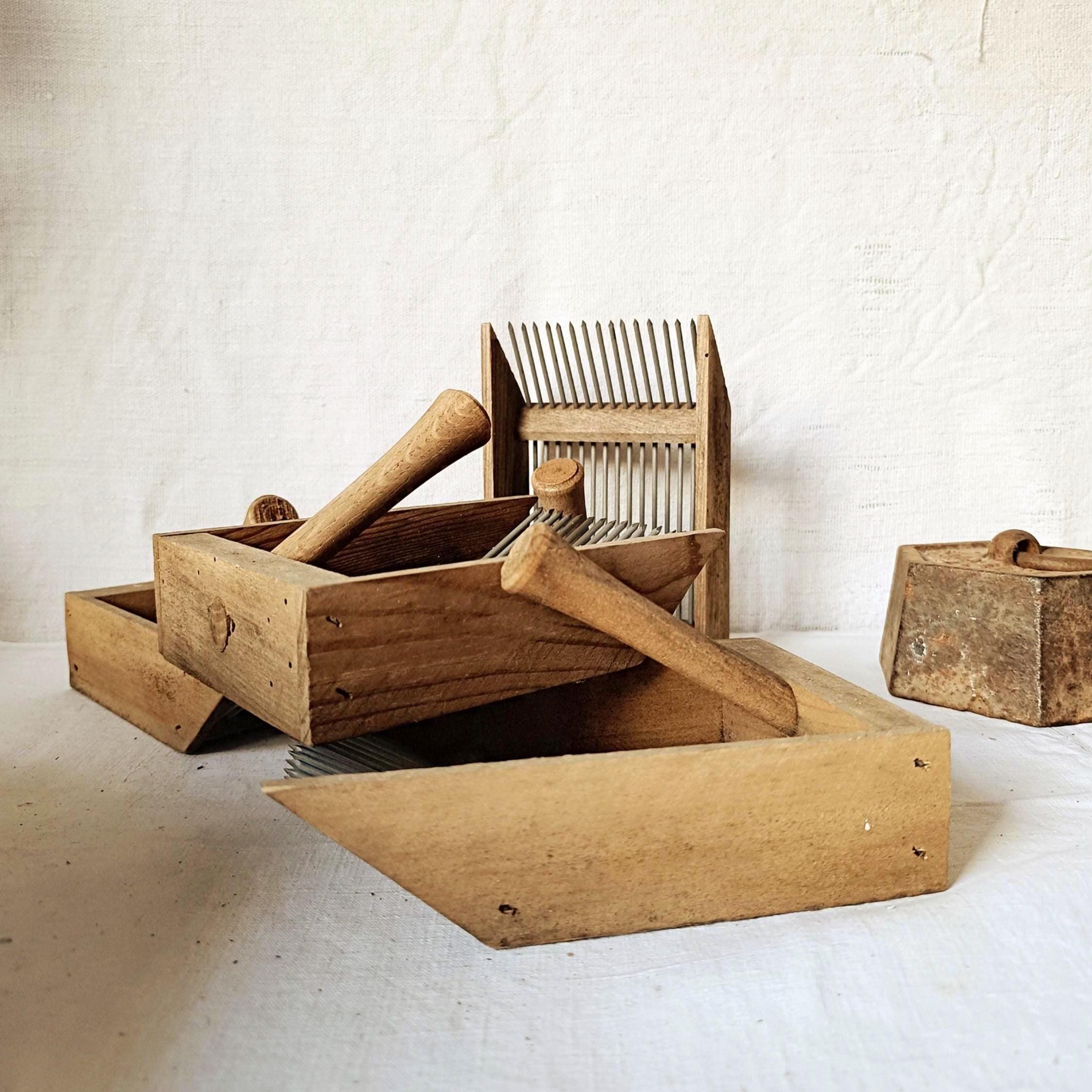 Picker Comb French Vintage Wood Berry Picker Comb, Rustic Farmhouse Tool - Etsy