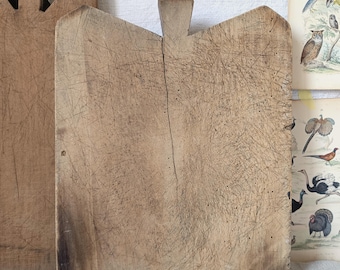 Vintage Wooden Cutting Board: French Farmhouse Kitchen Decor