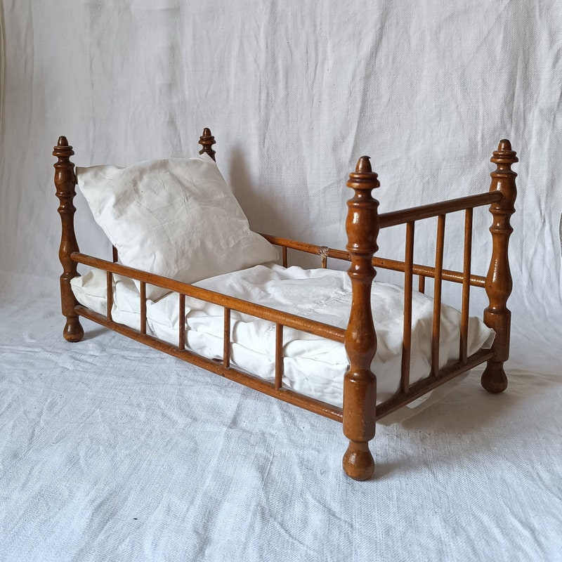 Antique Doll Bed - Etsy