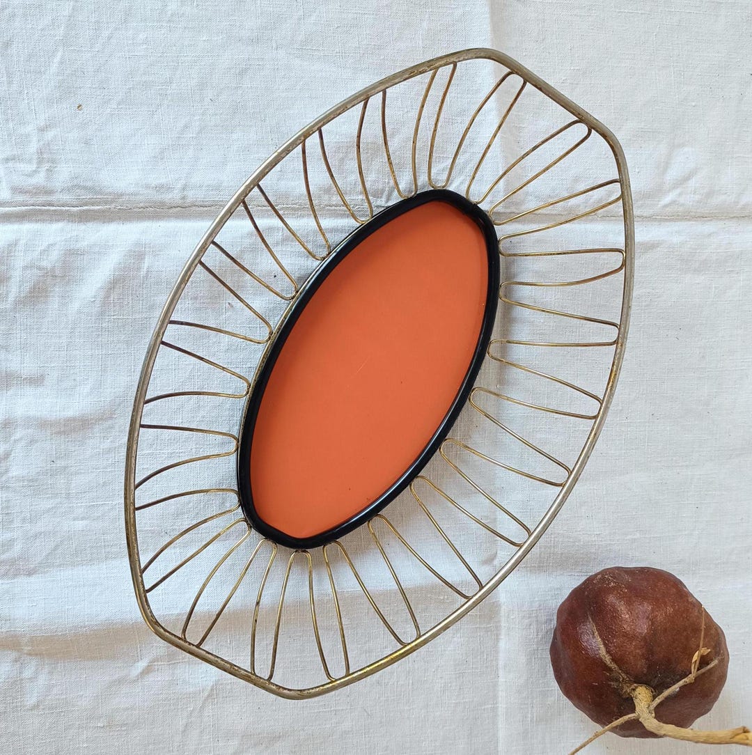 Corbeille en plastique vintage