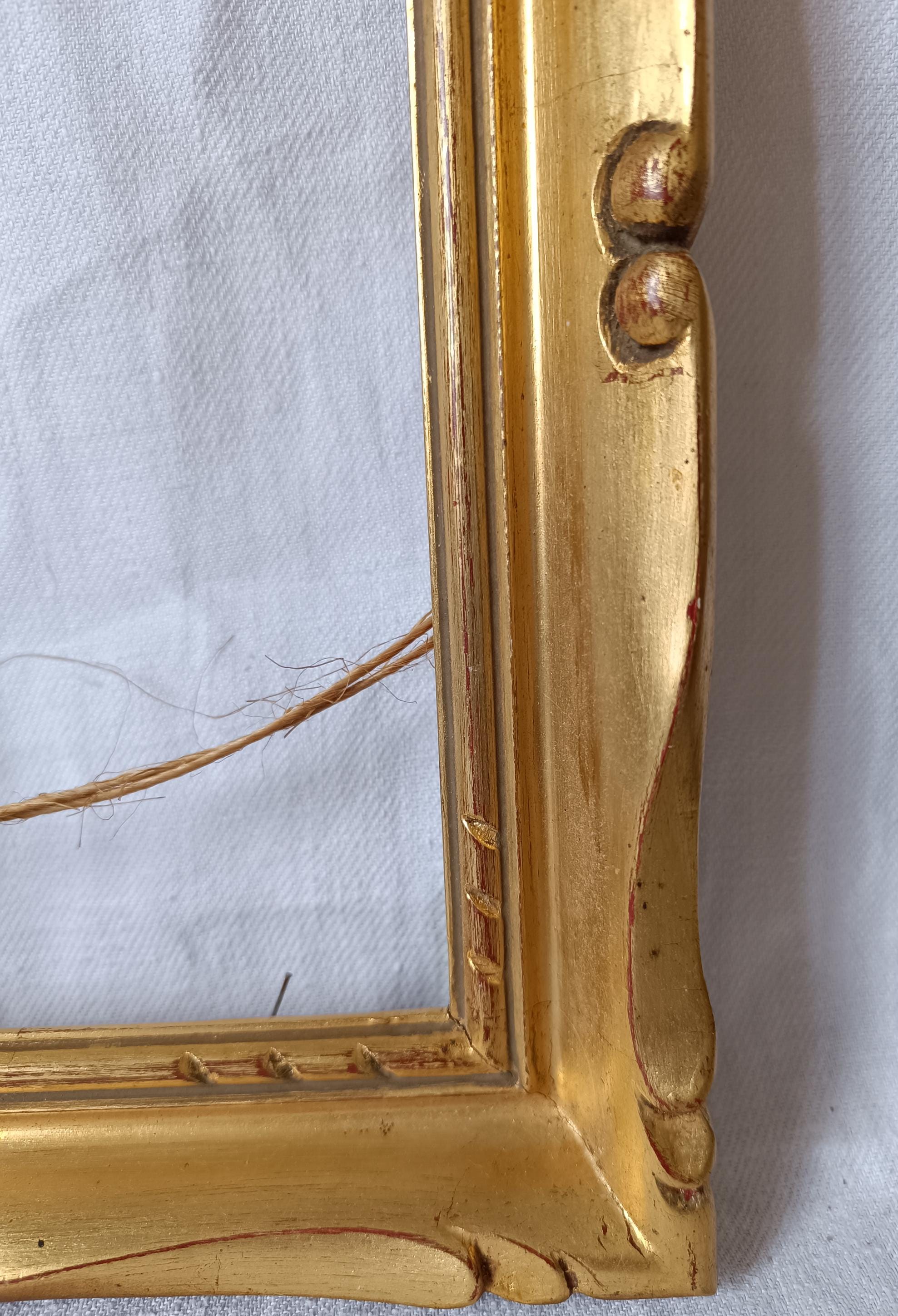 o*o様 フランス アンティーク 木彫 額縁 フレーム ルイ15世様式 Antique French Louis XV Ormolu Bronze Doré Frame - frenchgardenhouse