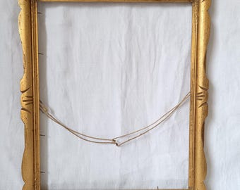 Large French Gilt Wood Frame: Antique Louis XV Style