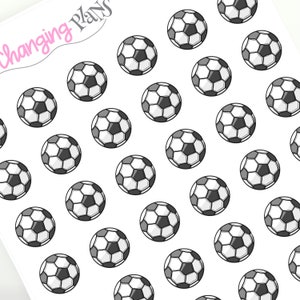 Soccer Icon Planner Stickers for Plum Paper Planner - Soccer Practice Stickers - Soccer Game Stickers - Mini Sticker - Happy Planner