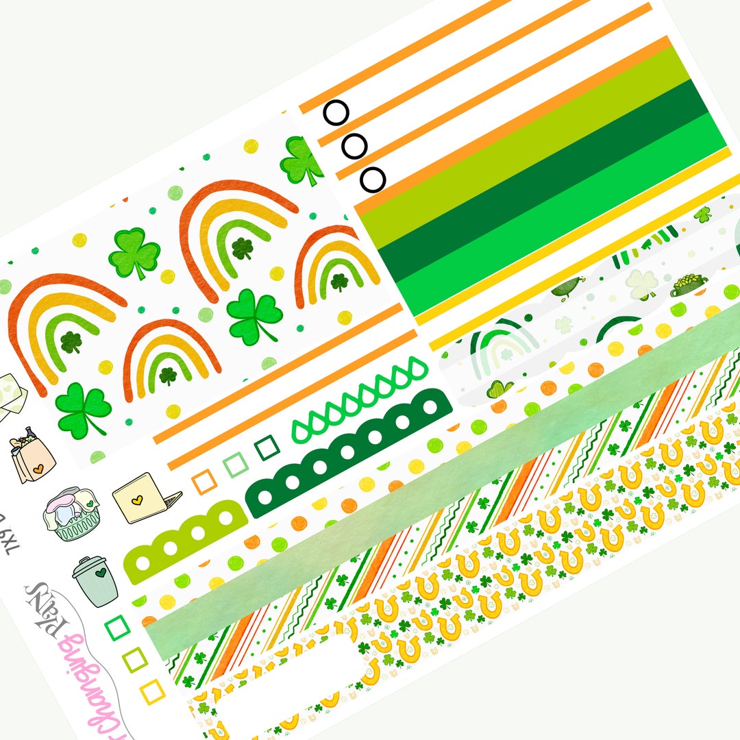 Patrick St Patrick's Daily Plum Paper One Page - St Patty's Day Single ...