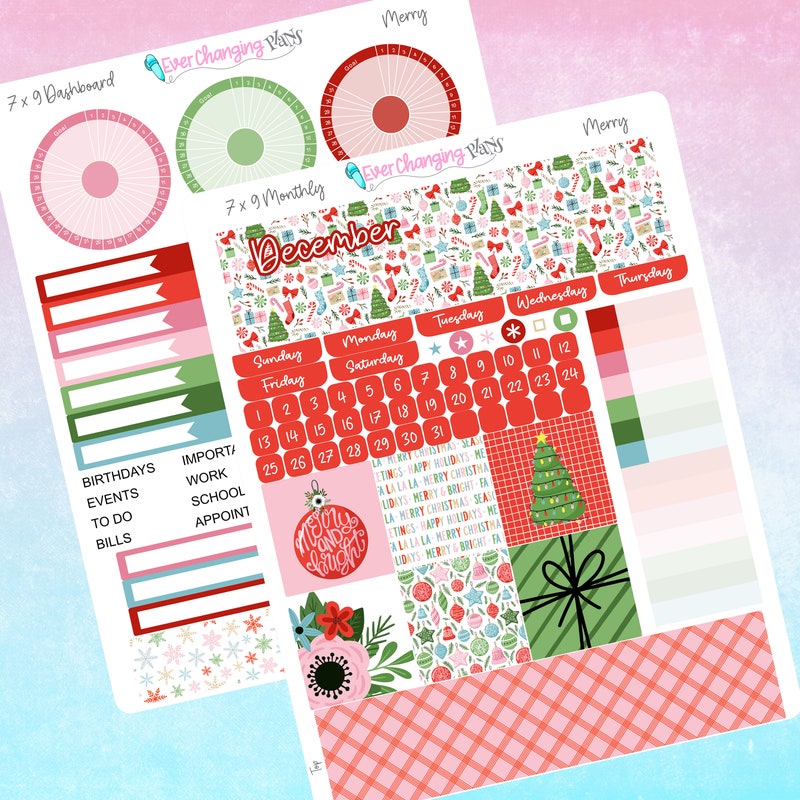 Plum paper planner 2025 etsy
