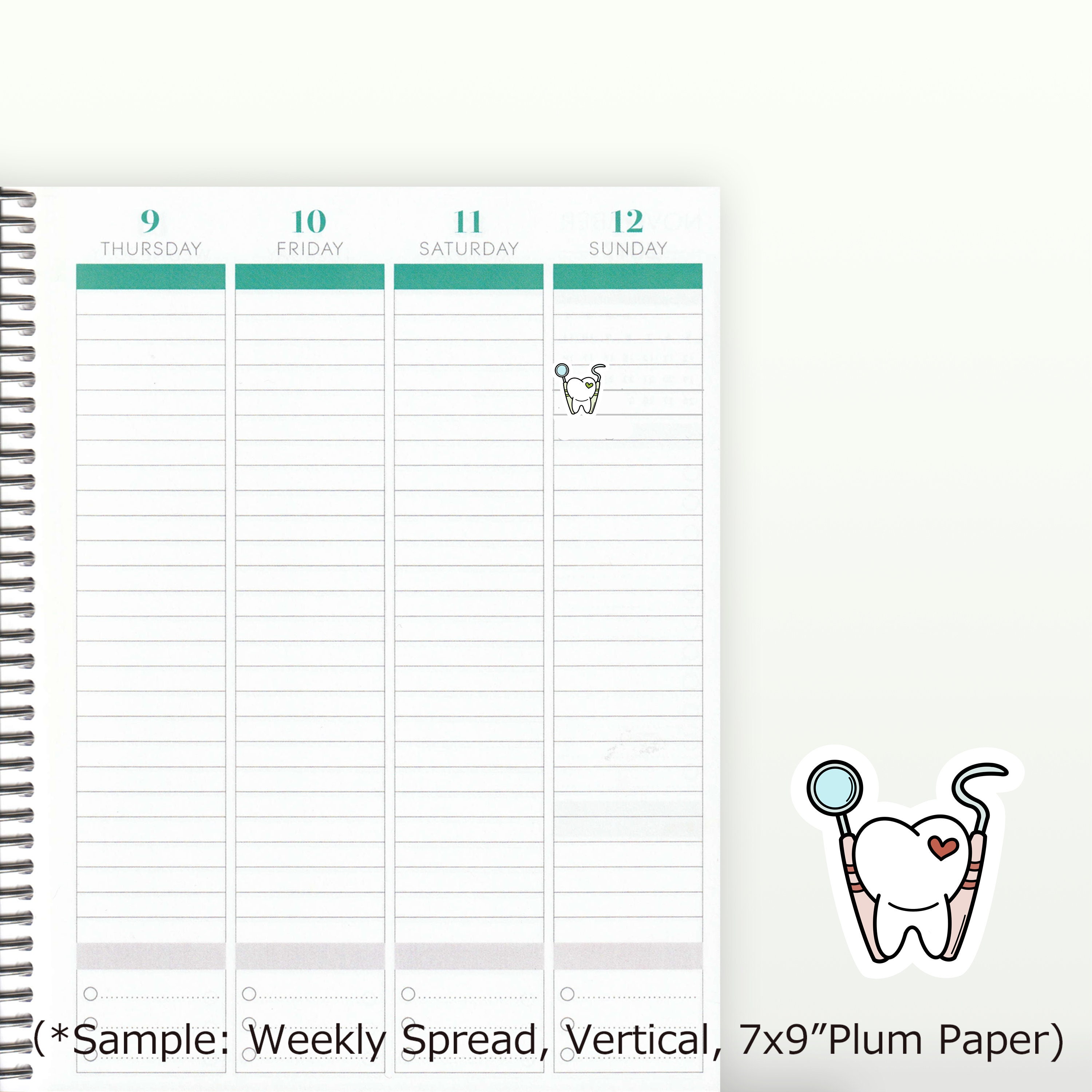 Dentist Icon Planner Stickers for Plum Paper Planner - Dental Sticker ...