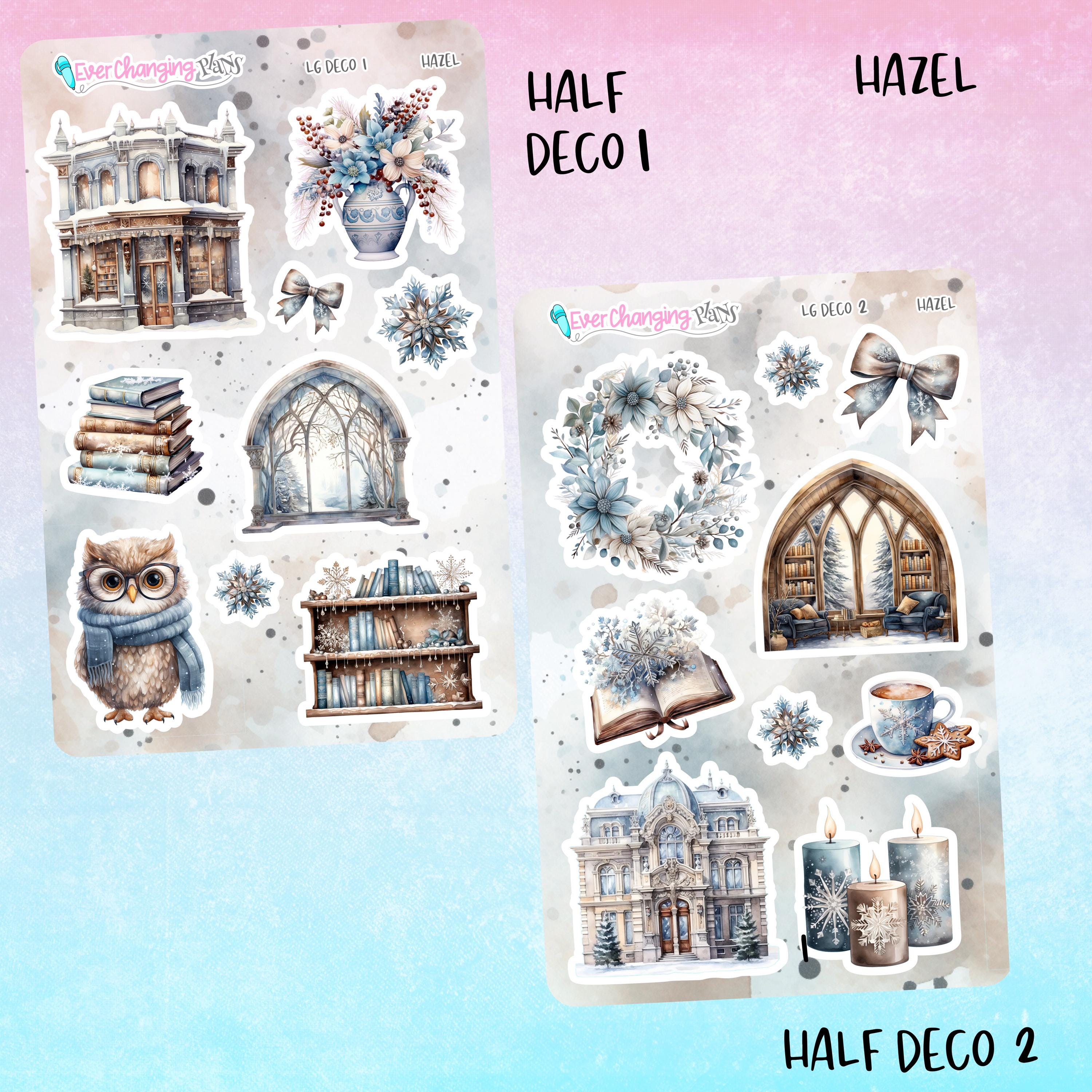 Hazel Daily Plum Paper One Page - Winter - Reading Book Single Day Kit ...