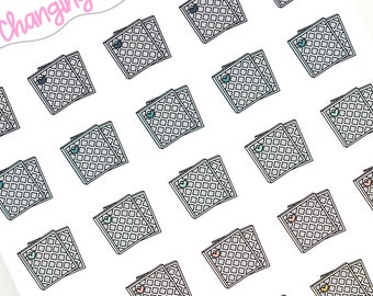 Air Filter Icon Planner Stickers for Plum Paper Planner - Change Filter Stickers - Print Pression - Bujo - Mini Stickers - Hobonichi Cousin