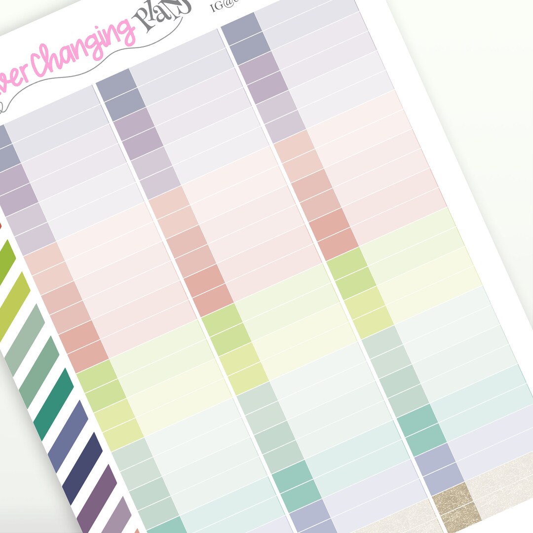 Appointment Vertical Priorities Planner Stickers for Plum Paper Planner