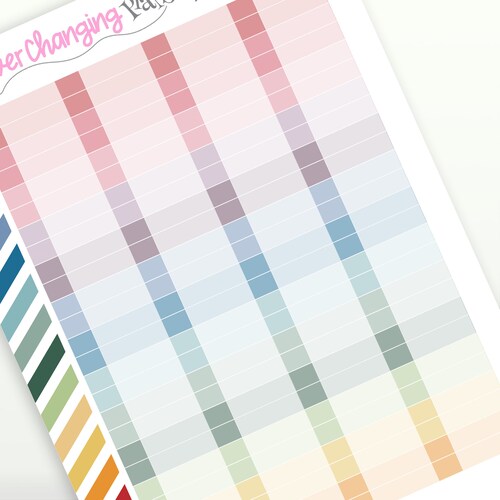 Border Planner Stickers for Plum Paper Planner Section - Etsy