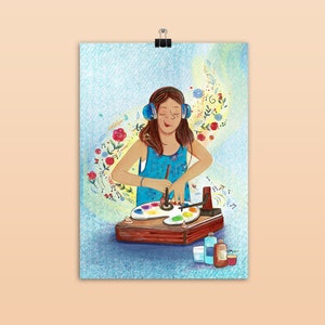 Postcard &quot;Color Music&quot;