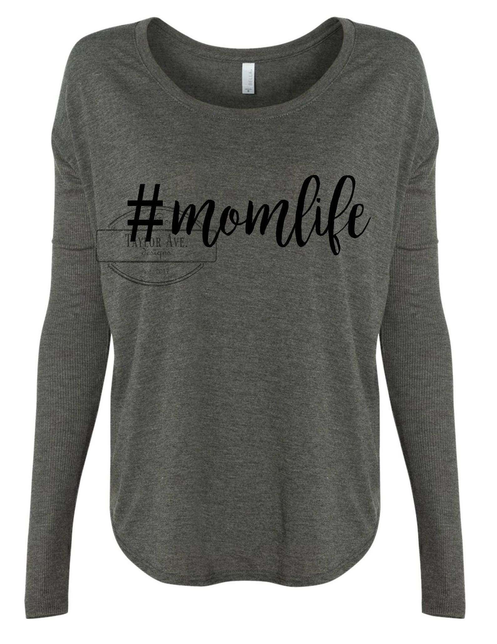 Tote Bag momlife. Funny Tote Bag. Trendy Hashtags. Gift Etsy