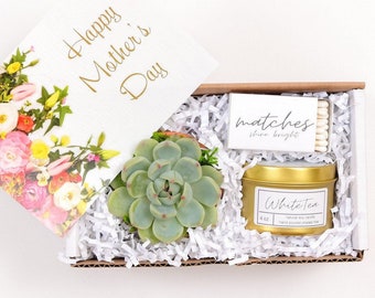 Mothers Day Gift Box Succulent Gift box set | Send a Gift | Customize Gift| Gift Box For Her|First Time Mom| Step Mom Gift| Happy Mothers