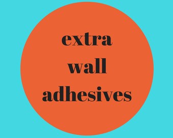 2 x extra wall adhesives for your Keep-oh