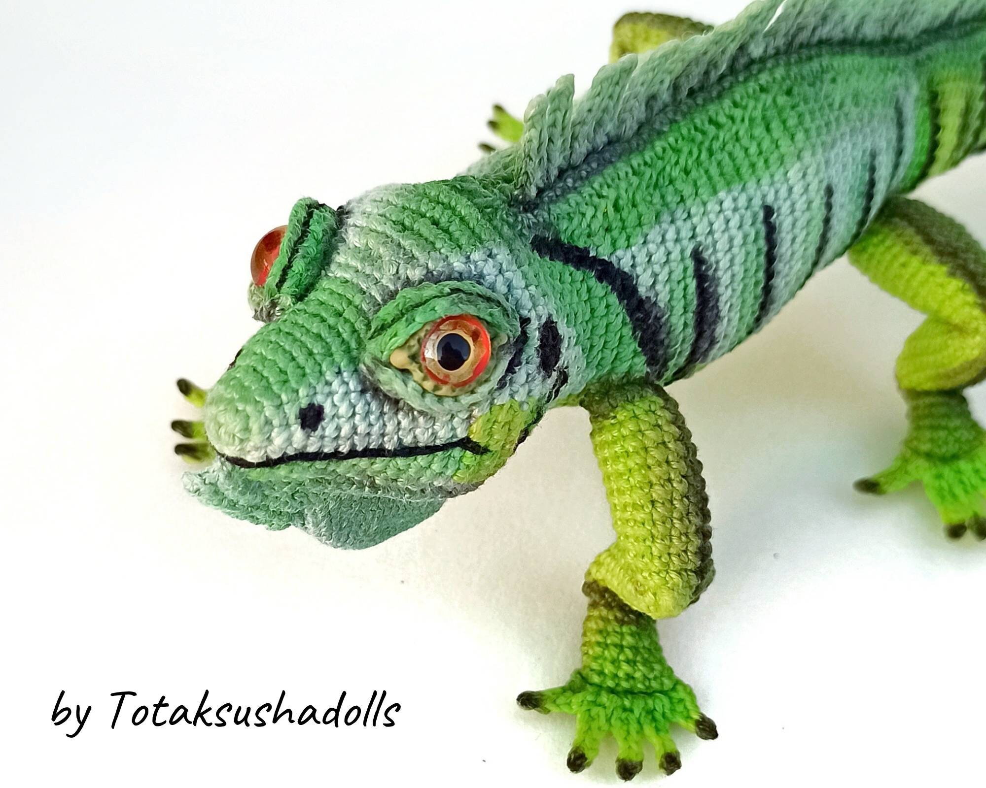 Crochet Iguana PATTERN Amigurumi Lizard Dragon Pattern Etsy