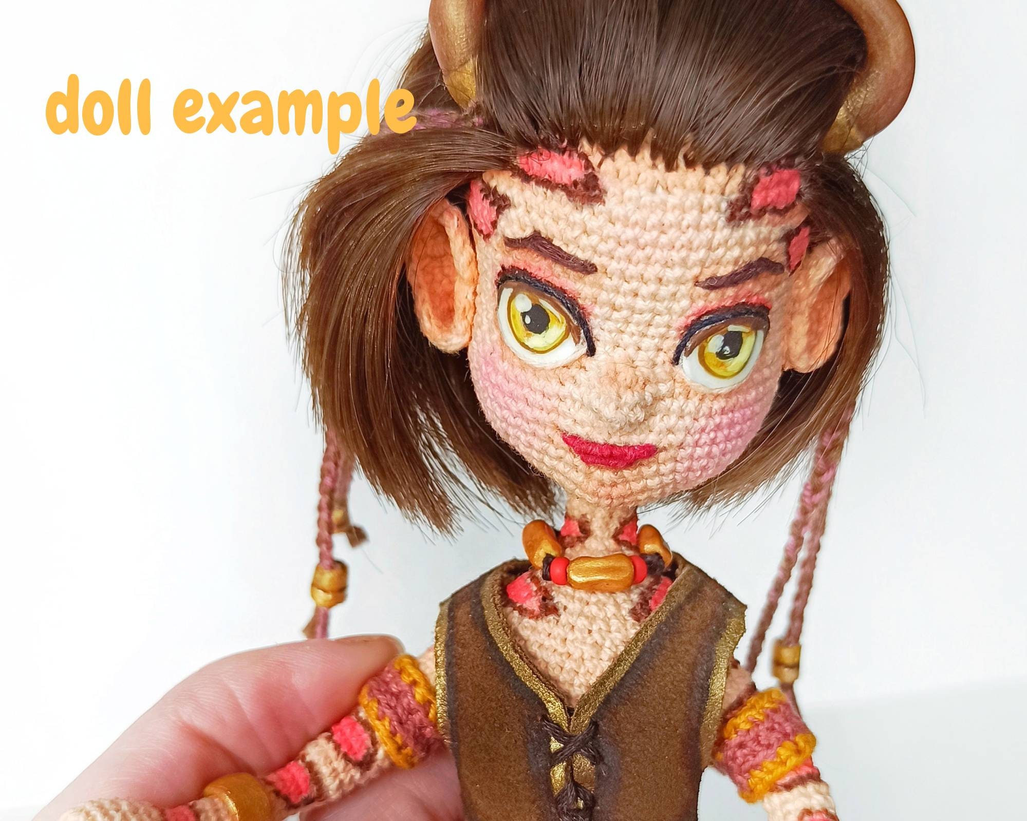 Painted eyes for crochet doll TUTORIAL with 14 examples PDF Etsy