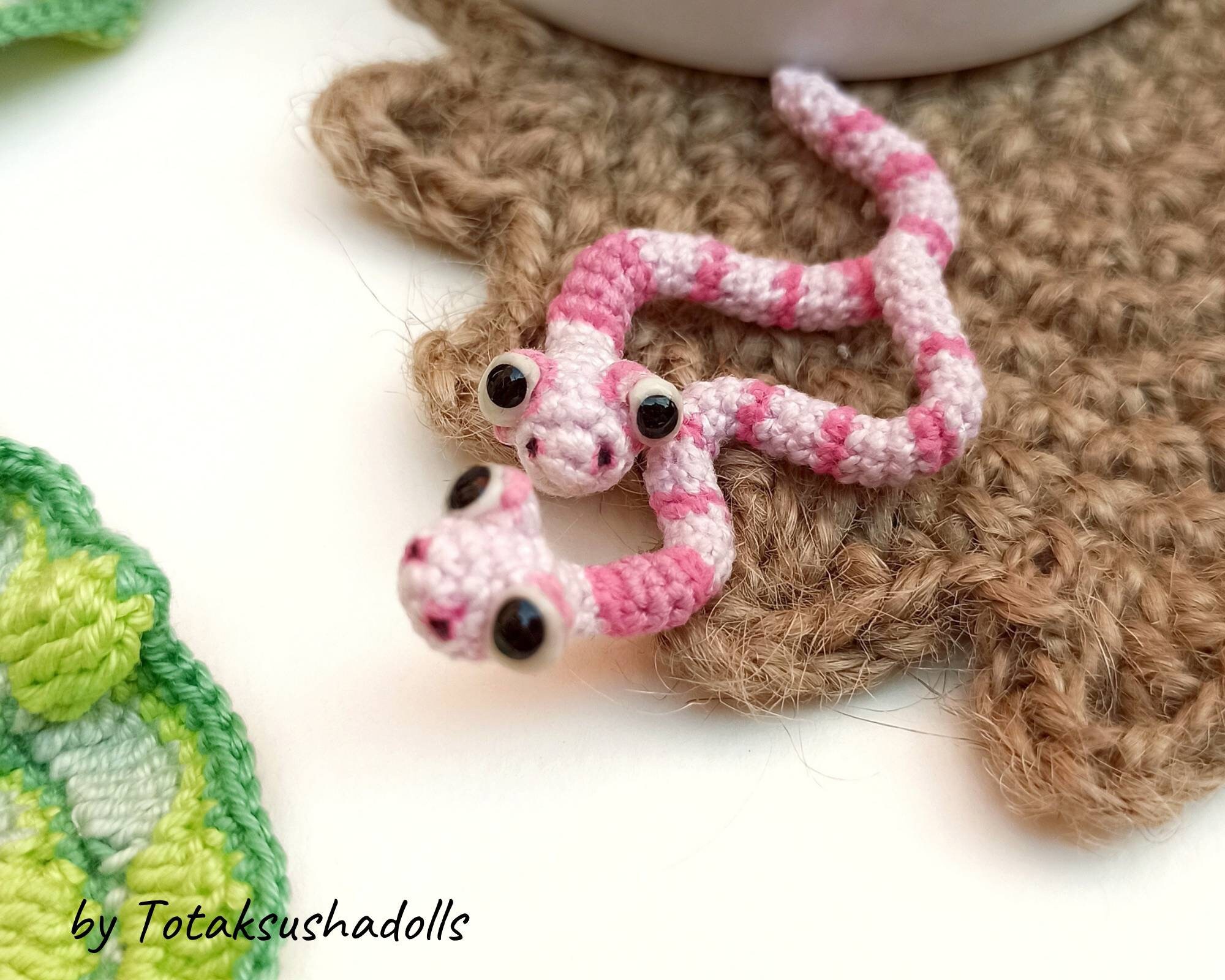 Crochet worm pattern. Etsy