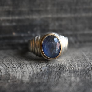 natural sapphire ring,blue sapphire ring,natural blue sapphire ring,wide band ring,925 silver ring,sapphire ring,blue sapphire ring