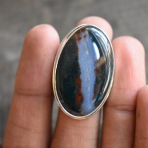 natural green bloodstone ring,925 silver ring,blood stone ring,oval shape ring,bloodstone ring,natural bloodstone ring,bloodstone ring