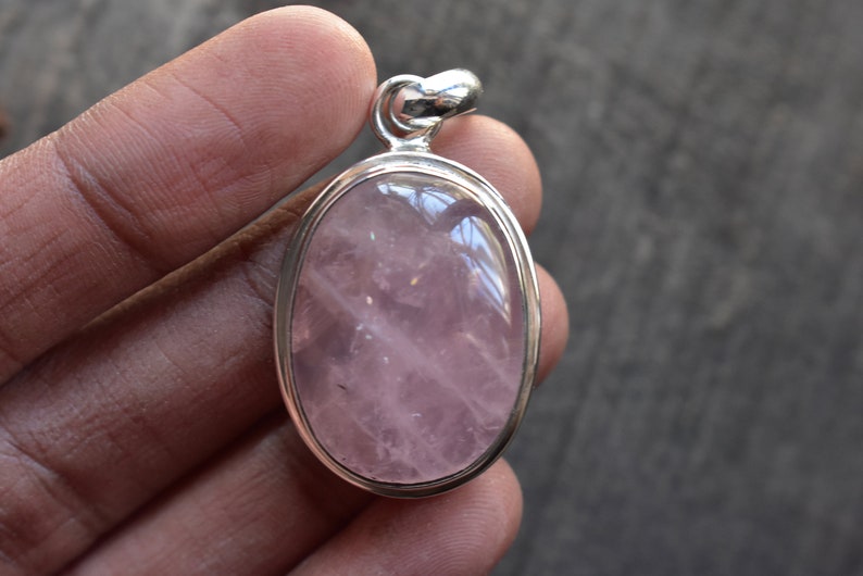 natural rose quartz pendant,925 silver pendant,rose quartz pendant,natural quartz pendant,quartz gemstone pendant