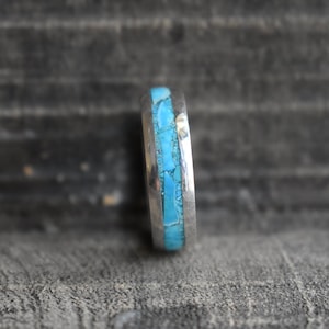 natural turquoise band,turquoise ban,925 silver turquoise band,mens turquoise band,arizona turquoise band,turquoise ring,unisex band