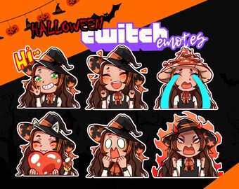 halloween emotes etsy halloween emotes etsy