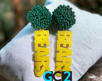 Bears Game Day Earrings