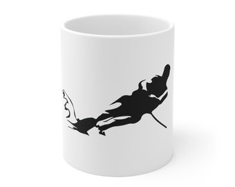 Water Skier Ceramic Mug 11oz