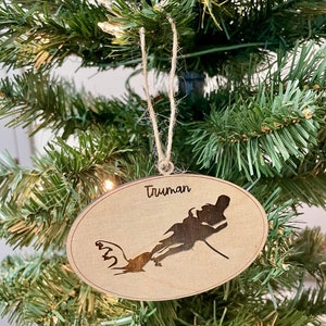 Water Ski Christmas Ornament Slalom Ski Ornament Ski Ornament Lake Christmas Ornament Lake Ornament Lake Christmas Decor Skier image 4