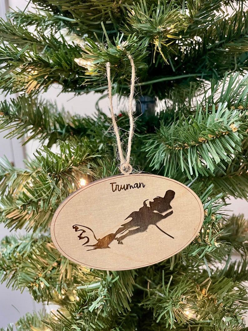 Water Ski Christmas Ornament Slalom Ski Ornament Ski Ornament Lake Christmas Ornament Lake Ornament Lake Christmas Decor Skier image 4