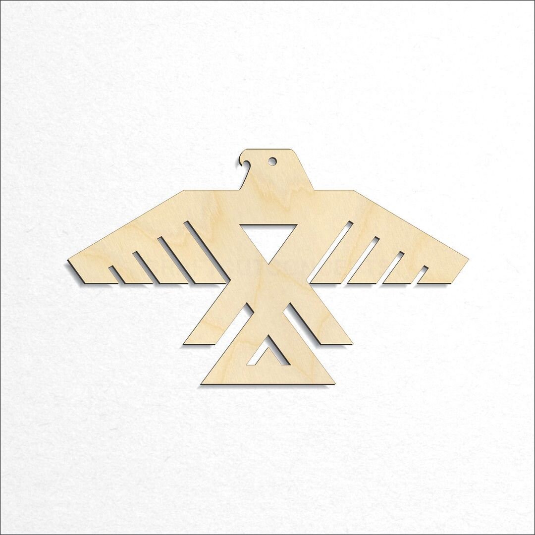 Thunderbird Native American - Laser Cut Unfinished Wood Cutout Craft ...