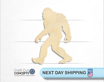 Bigfoot Sasquatch - Laser Cut Unfinished Wood Cutout Craft Shapes