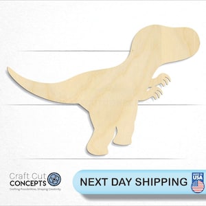 Dinosaur - Laser Cut Out Unfinished Wood Craft Shape DIN22 Dinosaur - Laser Cut Out Unfinished Wood Craft Shape DIN22