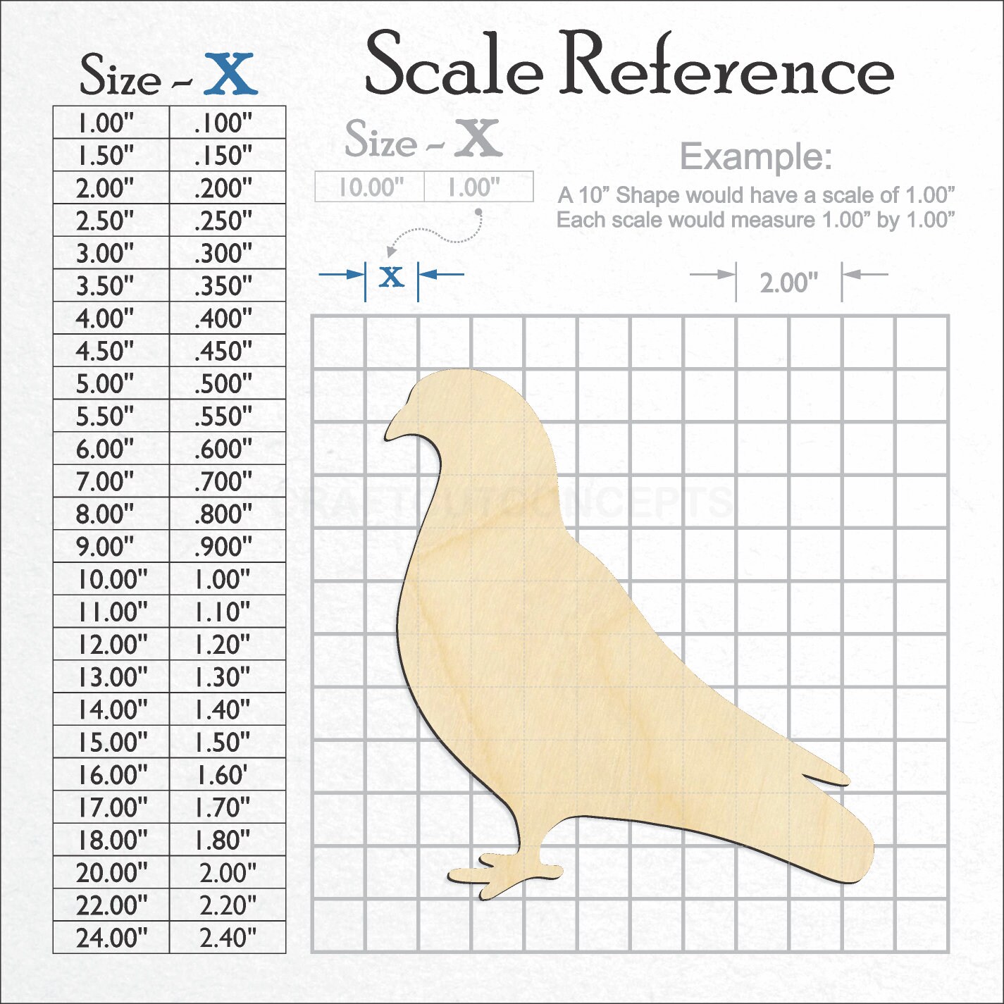 Pigeon Bird Shape - Laser Cut Unfinished Wood Cutout Craft Shapes - Etsy