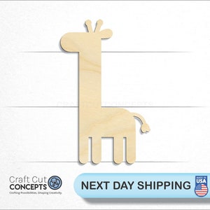 Giraffe - Laser Cut Out Unfinished Wood Craft Shape ANML71 Giraffe - Laser Cut Out Unfinished Wood Craft Shape ANML71