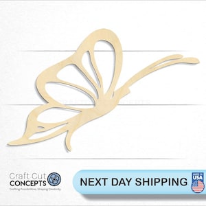 Butterfly Wings - Laser Cut Unfinished Wood Cutout Craft Shapes