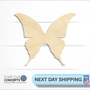 Garden Butterfly - Laser Cut Unfinished Wood Cutout Craft Shapes
