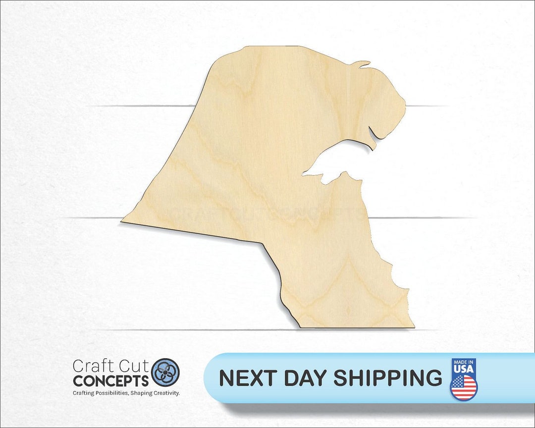 Country Israel - Laser Cut Out Unfinished Wood Craft Shape WLD82 Country Israel - Laser Cut Out Unfinished Wood Craft Shape WLD82
