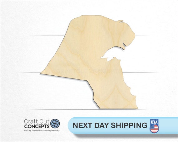 Country Israel - Laser Cut Out Unfinished Wood Craft Shape WLD82 Country Israel - Laser Cut Out Unfinished Wood Craft Shape WLD82