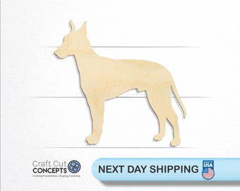 Manchester Terrier - Laser Cut Unfinished Wood Cutout Craft Shapes