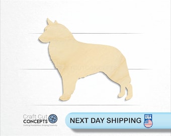 Belgian Sheepdog - Laser Cut Unfinished Wood Cutout Craft Shapes