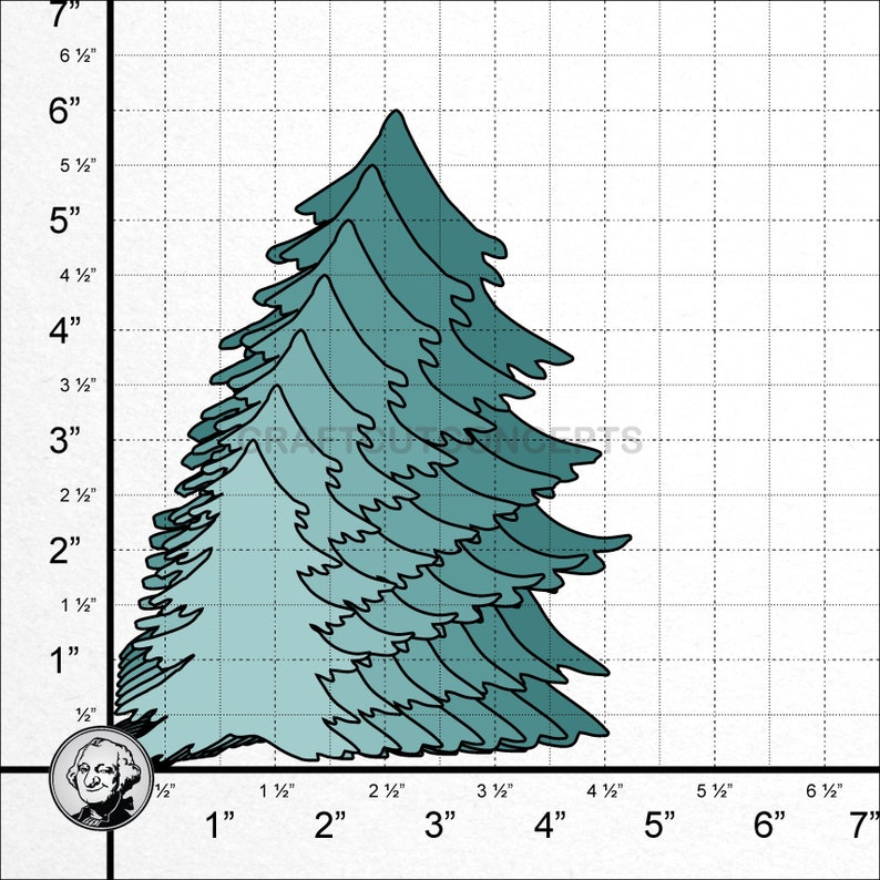 Christmas Tree Large & Small Pick Size Unfinished Shapes Etsy