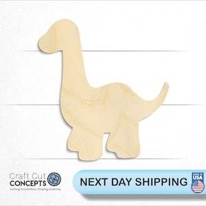Dinosaur - Laser Cut Out Unfinished Wood Craft Shape DIN22 Dinosaur - Laser Cut Out Unfinished Wood Craft Shape DIN22