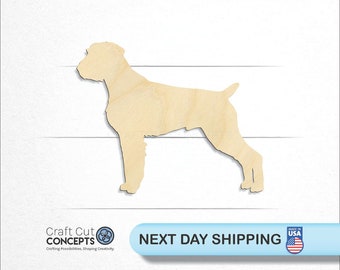 Deutsch Drahthaar German Shorthaired Pointer Dog - Laser Cut Unfinished Wood Cutout Craft Shapes